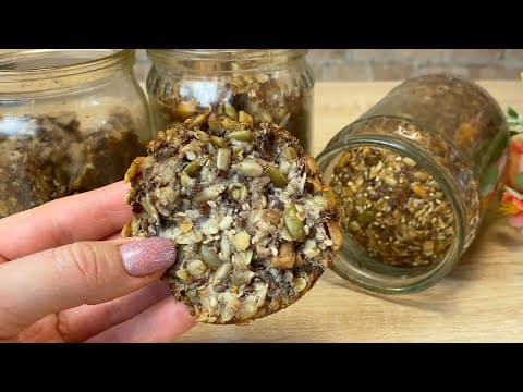 Live 100 Years Bread — Healthy Seed and Oat Bread Without Flour, Yeast or Baking Powder