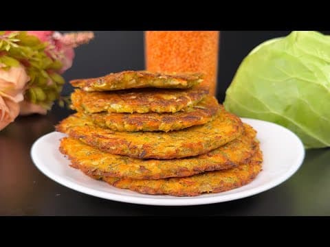 Cabbage and Lentil Vegan Patties