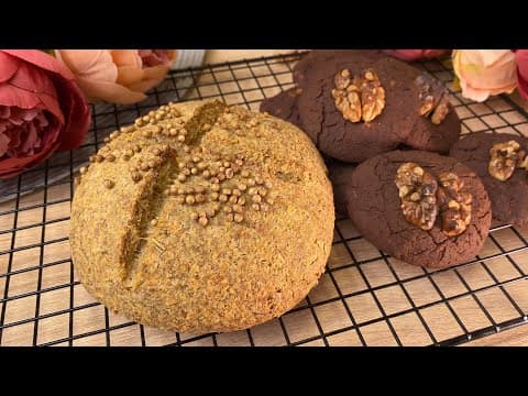 Chickpea Bread from 2 Ingredients and Healthy Chickpea Cookies
