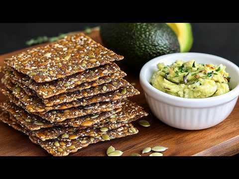 Keto Seed Crackers