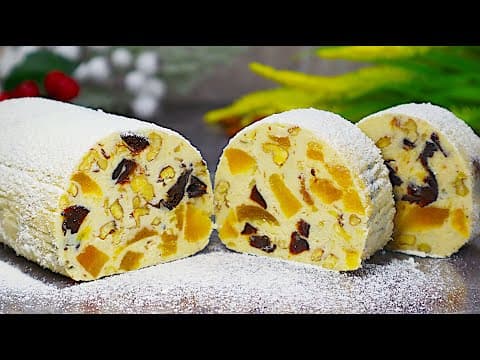 No-Bake Milk Powder Dessert with Apricots and Prunes