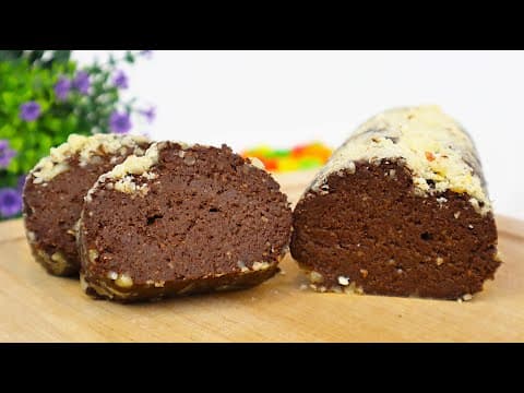 3-Ingredient No-Bake Peanut Cocoa Banana Dessert