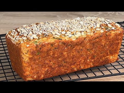 Oat Zucchini Parmesan Bread