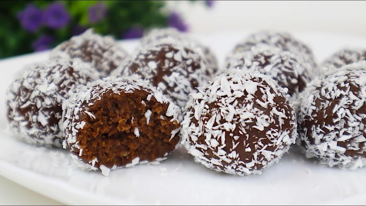 No-Bake 5-Minute Cocoa Banana Truffles