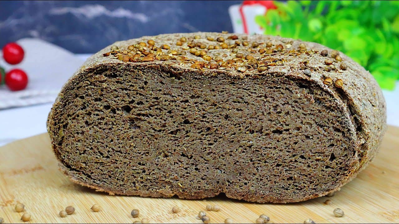 Yeast-Free Seeded Buckwheat Bread (Gluten-Free)
