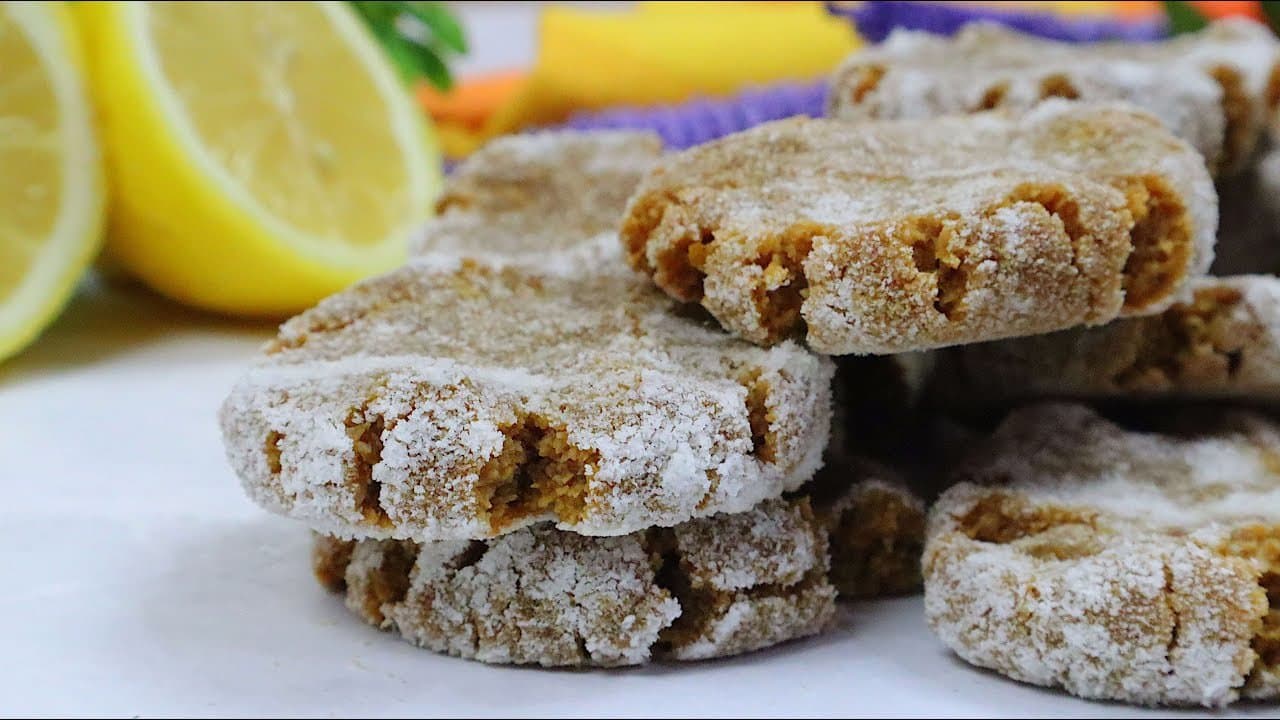 Keto Almond Flour Lemon & Orange Cookies