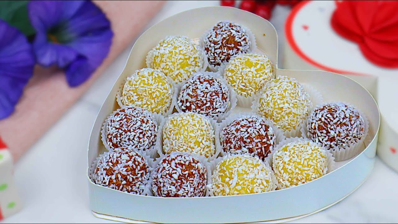2 No-Bake Coconut Candies (Cashew & Ricotta)