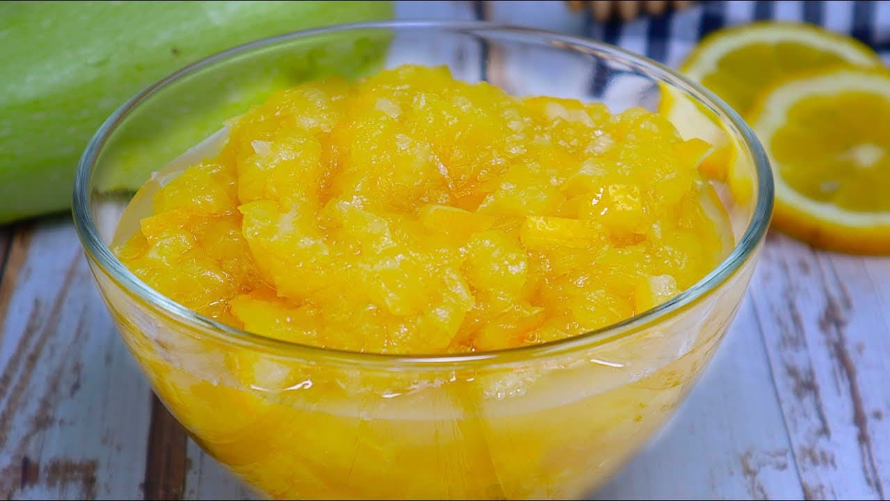 Sugar-Free Zucchini Lemon Preserve (Low-Calorie)