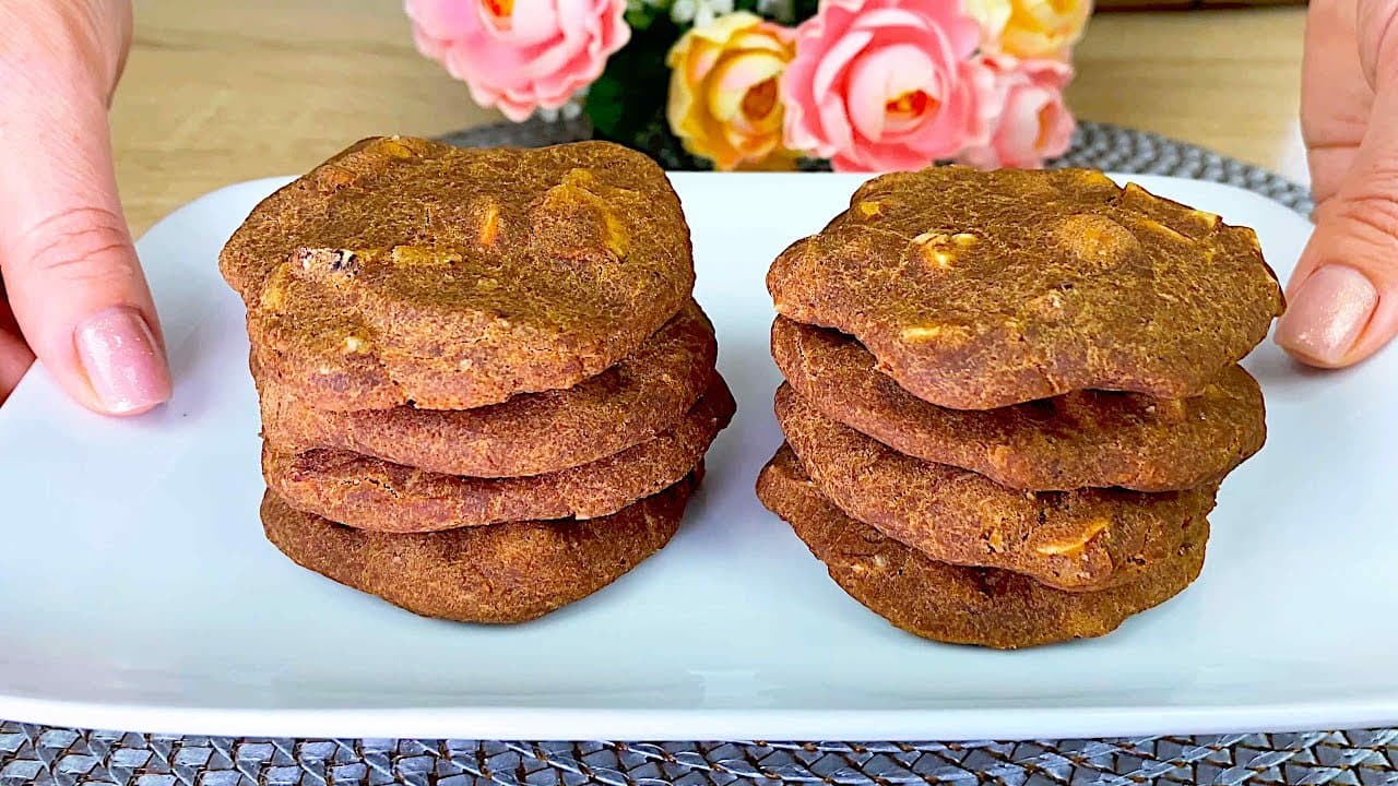 Kid-Friendly Banana Hazelnut Cocoa Cookies (No Sugar)