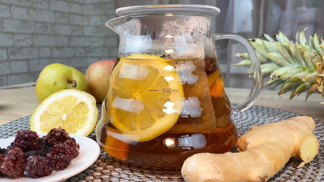 Immunity Berry Ginger Lemon Honey Tea
