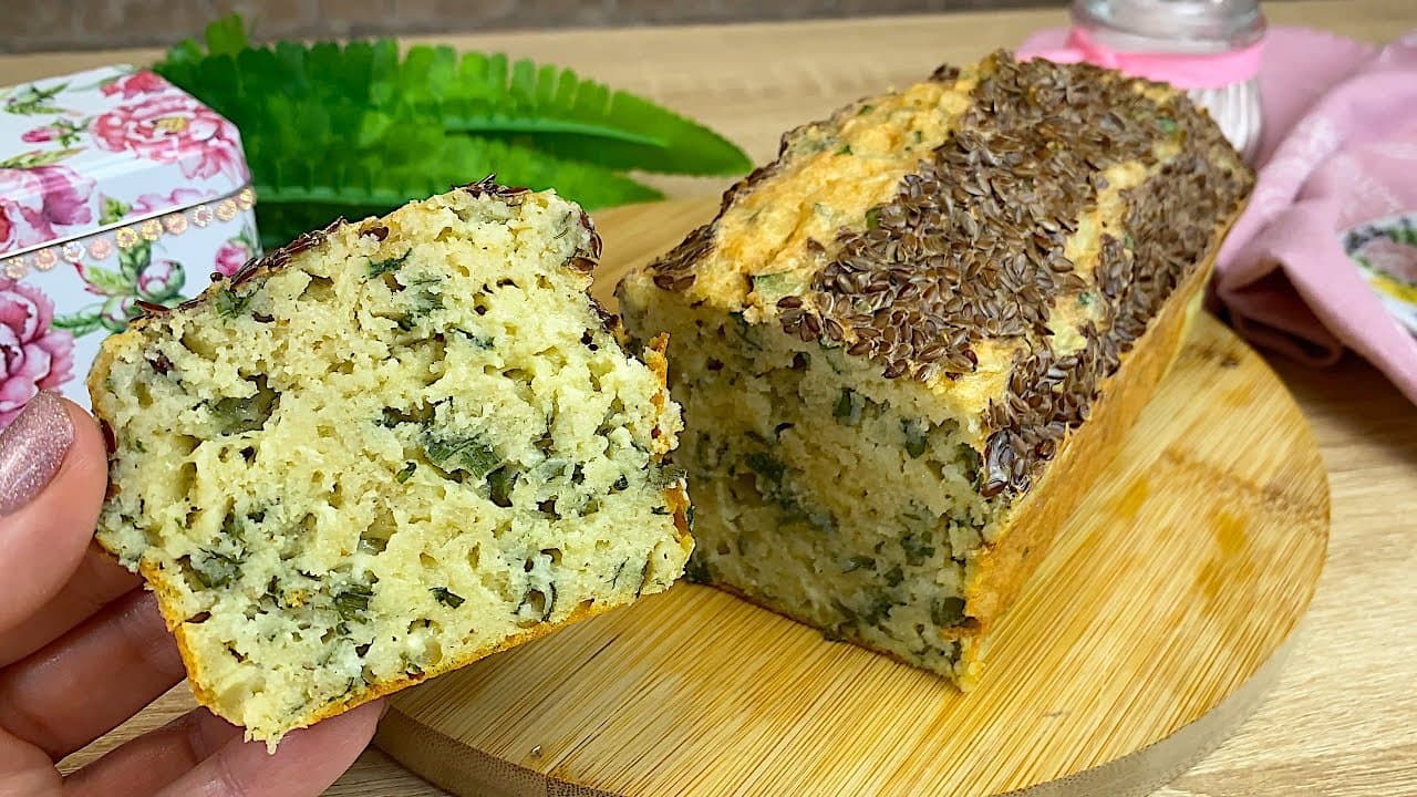Savory Cheese Onion Lentil Bread (Gluten-Free)