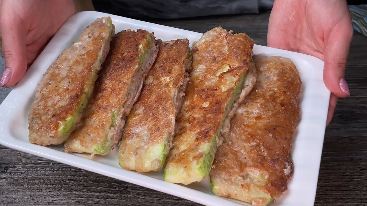 Crispy Breaded Zucchini Cutlets with Garlic Dip