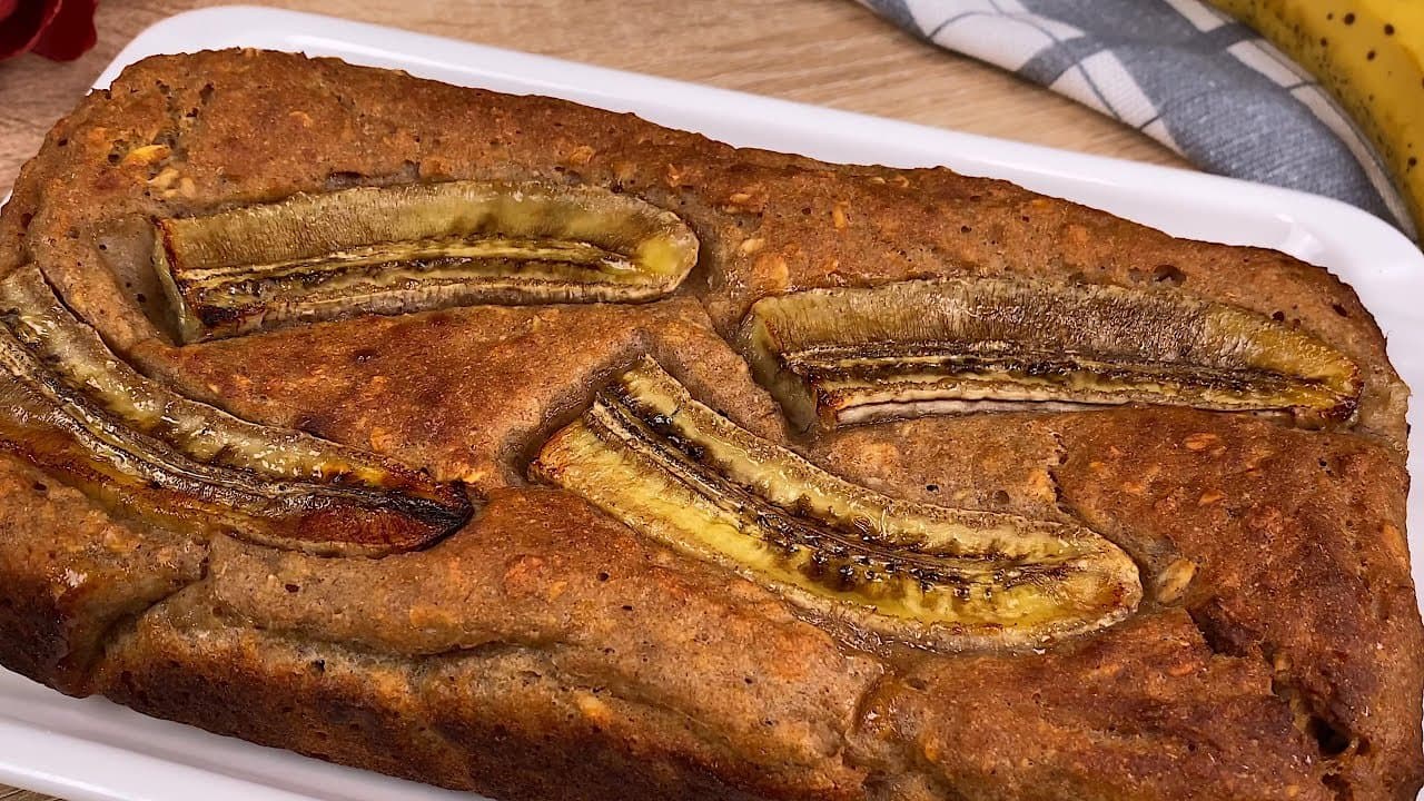 Flourless Banana Oat Breakfast Bread