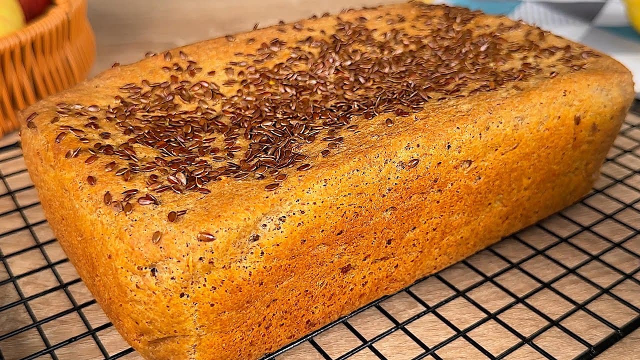 Yeasted Lentil Onion Stuffed Bread Loaf
