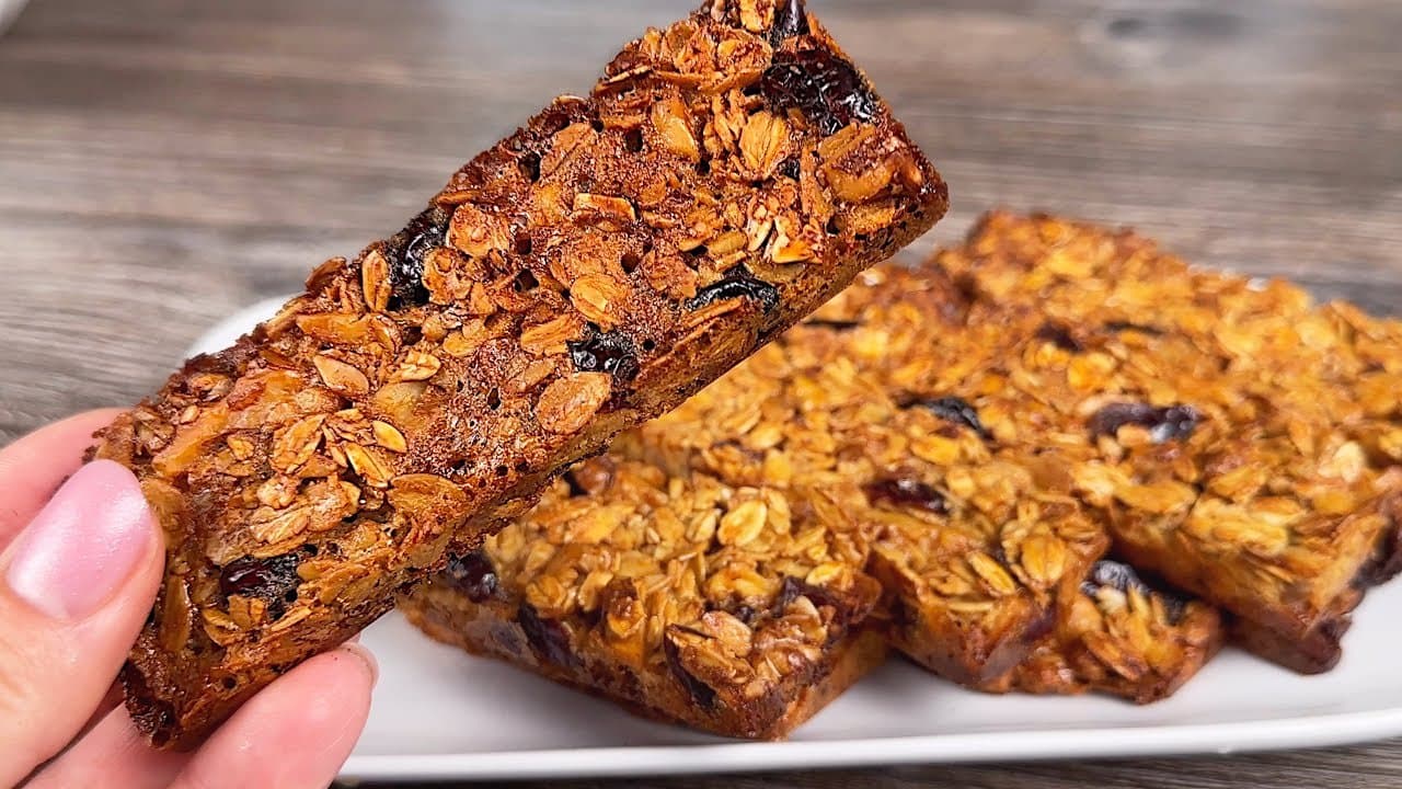Oat Walnut Cranberry Energy Cookies (No Sugar)