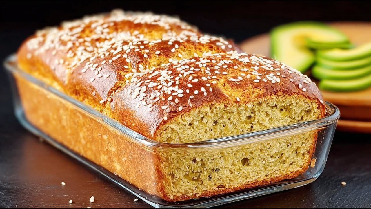Keto Avocado Flax Sandwich Loaf (Low-Carb)
