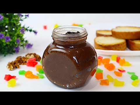 Homemade Chocolate Spread with Avocado and Hazelnuts — 3 Ingredients — A quick homemade chocolate spread of ripe avocado, toasted hazelnuts and melted 