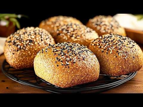Grandma's Quick Lentil Bread for a Healthy Breakfast — No Flour, No Eggs — A traditional flourless, egg-free lentil bread baked from soaked lentils, psylli
