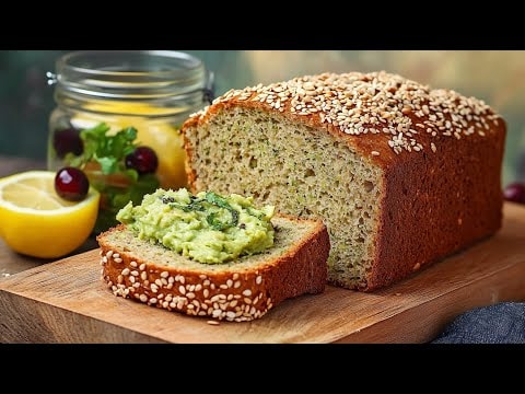Großmutters Rote-Linsen-Brot — Ein traditionelles Linsenbrot aus eingeweichten roten Linsen, grünem Buchweizenm