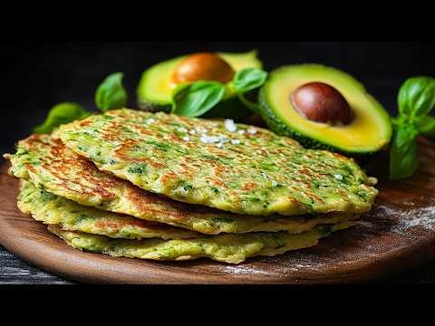 Keto Avocado Parmesan Breakfast Bread — A simple keto breakfast bread made with avocado, egg and parmesan. Flour-free, l