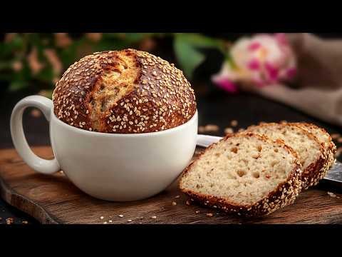 5-Minuten-Keto-Brot im Glas — Keto-Brot im Glas gebacken mit Mandeln, Haselnüssen, Leinsamen, Flohsamenschalen
