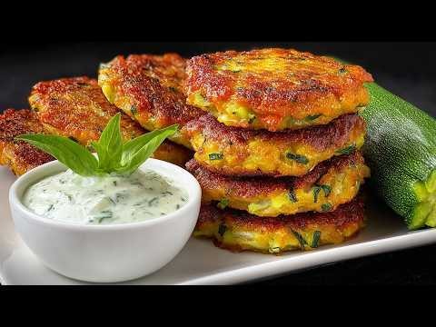 100-Year-Old Lentil Zucchini Cutlets — Savory lentil cutlets with grated zucchini, bell pepper and mushrooms, seasoned 