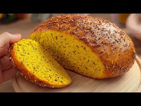 Red Lentil Diet Bread — A slimming red lentil bread with rice flour, psyllium, turmeric and dried garlic