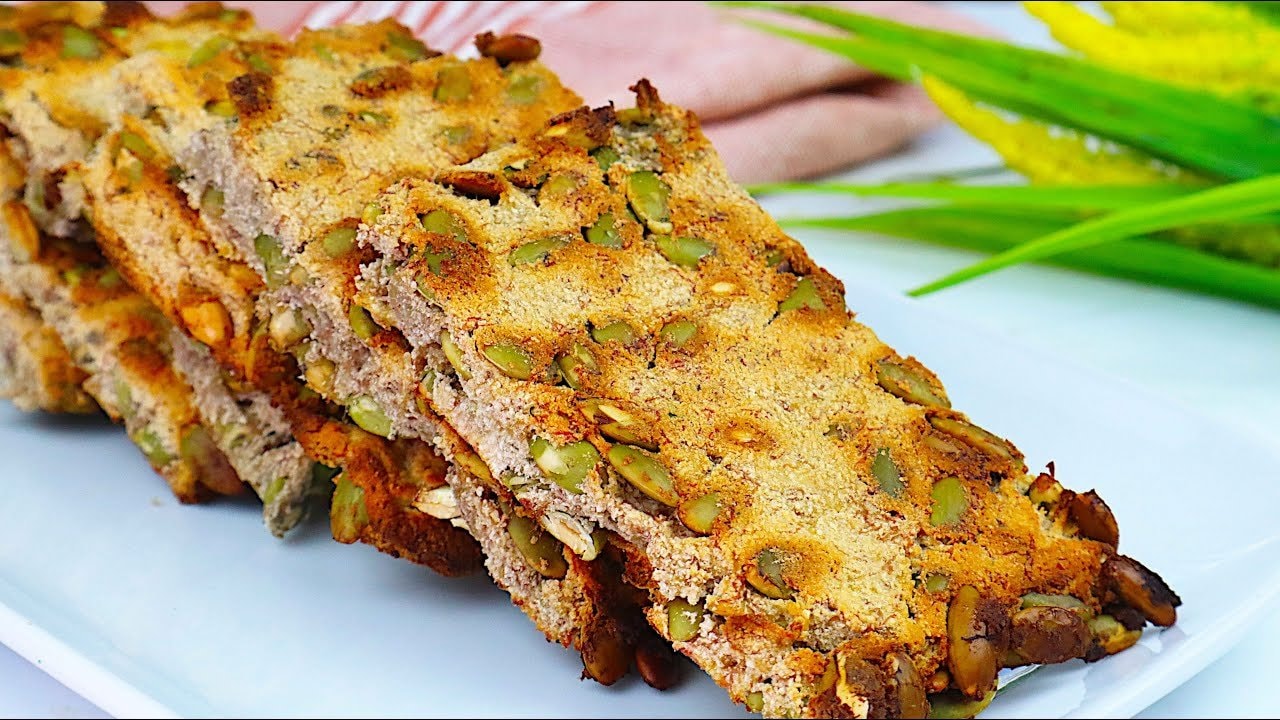 Gluten-Free Pumpkin Seed Banana Coconut Cookies — Crunchy cookies packed with toasted pumpkin seeds, banana and coconut flour. Glu