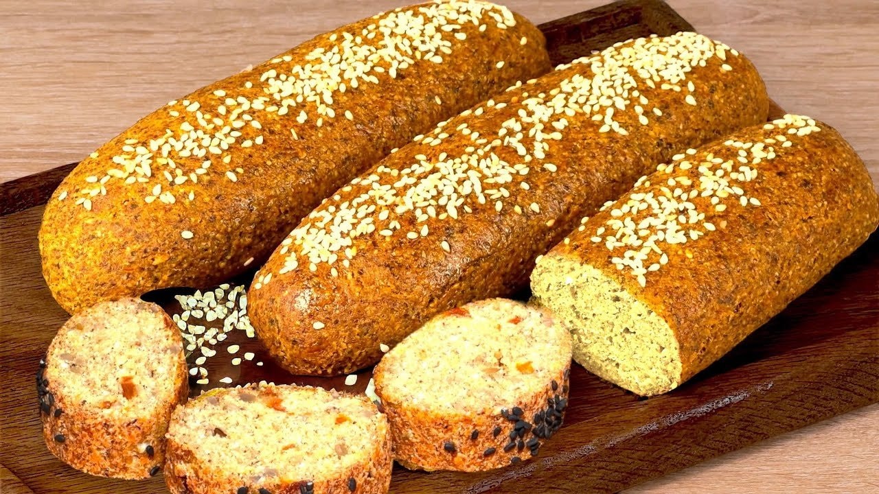 Gressins aux lentilles corail et tomate séchée — Gressins croustillants aux lentilles avec ail, écorces de psyllium et graines de